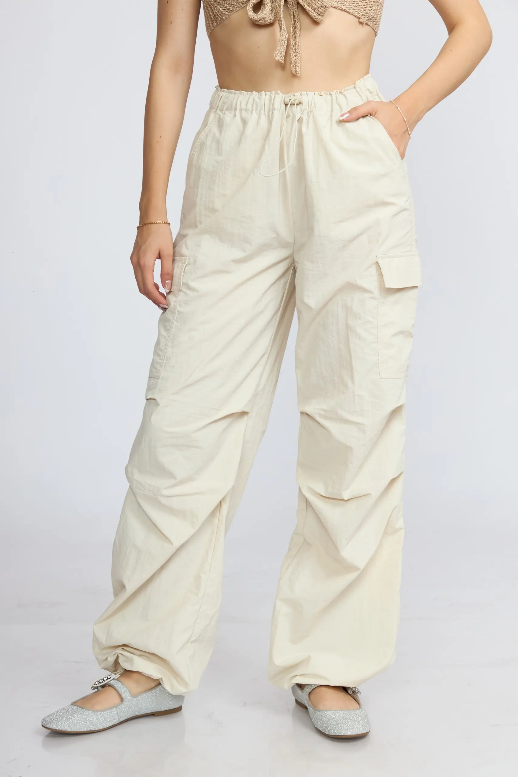 Love tree: Pants / pantalones en Cream - Sofisticación sin límites